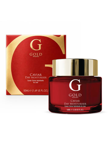 Gold Serums 2-tlg. Set: Kaviar Tagescreme 50 ml & Goldöl mit Hyaluronsäure 30 ml