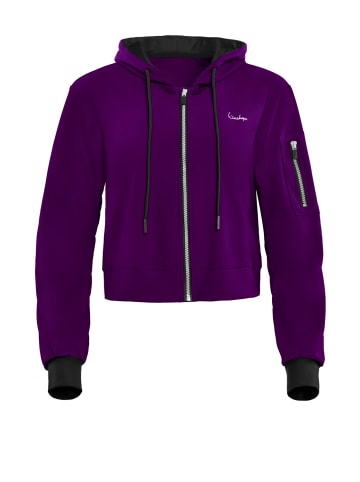 Winshape Functional Comfort One Pocket Jacket J009C in dark plum