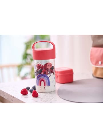 koziol Wasserflasche DREAMS, 500 ml in Rot, Ø 8,1 x (H) 17,7 cm