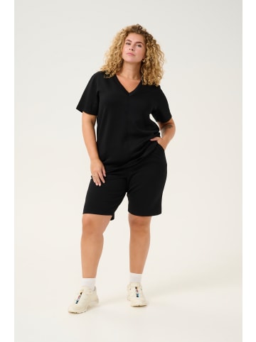 KAFFE curve T-shirt KCannita Loose fit in Black Deep