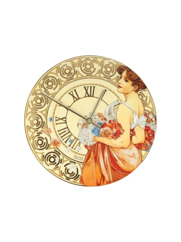 Goebel Wanduhr " Alphonse Mucha  Sommer 1900 " in Bunt