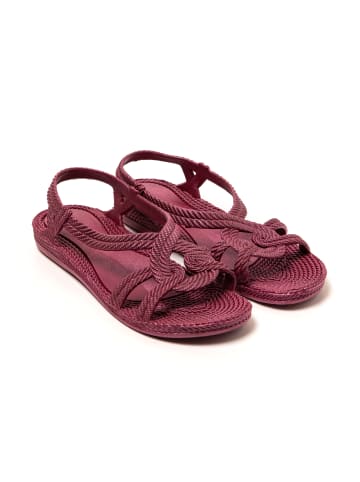 Brasileras Sandalen "Esmirna" in Granatrot