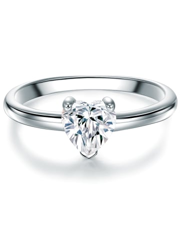 Trilani Ring aus Sterling Silber mit Zirkonia in silber