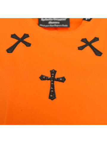 Roberto Geissini Cross-Wings T-Shirt Orange