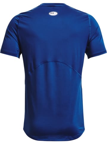 Under Armour T-Shirt "Ua Hg Armour Fitted Ss" in Blau