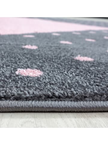 KADIMA DESIGN Teppich Kinder Kurzflor Herz Polypropylen Kinderzimmer