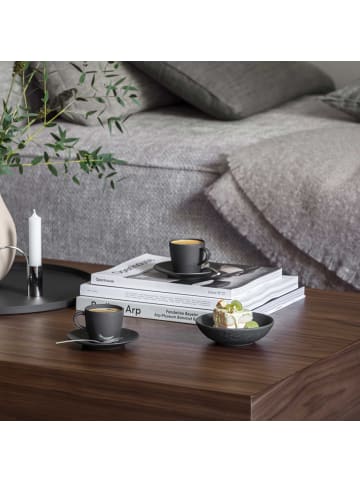 Villeroy & Boch Dessertschale Manufacture Rock in schwarz|grau