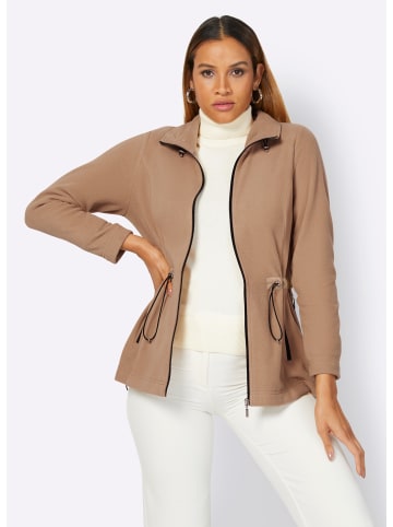 creation L Fleece-Jacke in camel