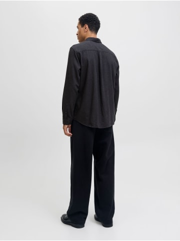 Jack & Jones Hemd in Dark Grey Melange