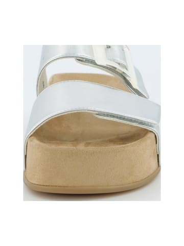 Paul Green Plateau Pantoletten in Silber