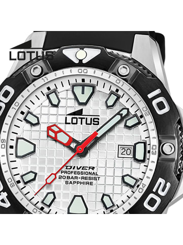 Lotus Chronograph-Armbanduhr Lotus Classic schwarz groß (ca. 45mm)