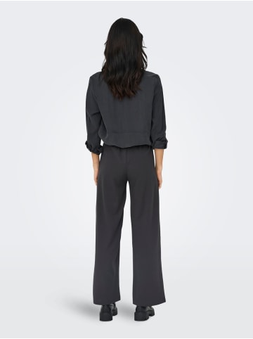 JACQUELINE de YONG Weit Geschnittene Stoffhose Schlupf Culotte Pants JDYLOUISVILLE in Grau-2