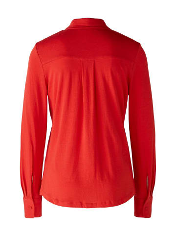 Oui Bluse Lyocell-Baumwollmischung in aura orange