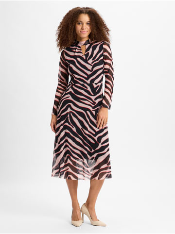 comma Freizeitkleid in beige mehrfarbig - 0001