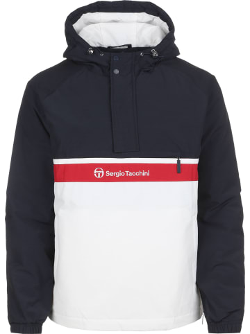 Sergio Tacchini Sergio Tacchini Herren Sergio Tacchini Neromon Windbreaker in night sky/tango red
