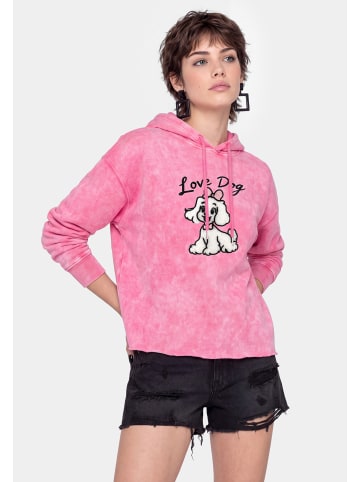 myMo ROCKS Women Hoodie in Pink
