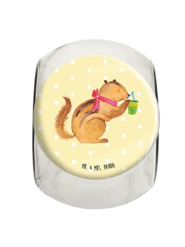 Mr. & Mrs. Panda Vorratsbehälter Eichhörnchen Smoothie ohne Spruch in Gelb Pastell