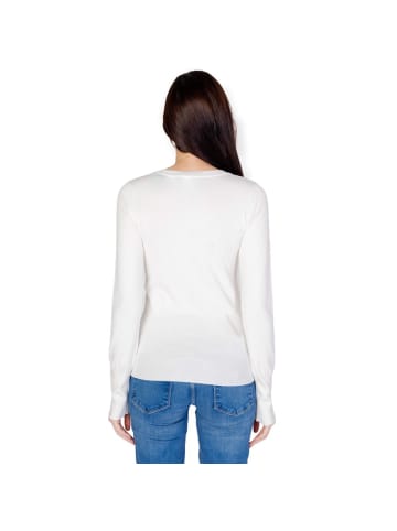 Guess Schwarz Weiß Baumwolle Sweatshirt
