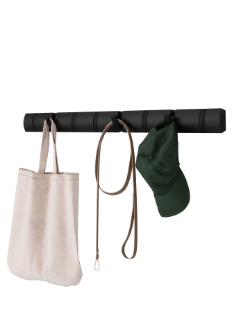 umbra Garderobenhaken Flip 81 x 6 x 3cm in schwarz