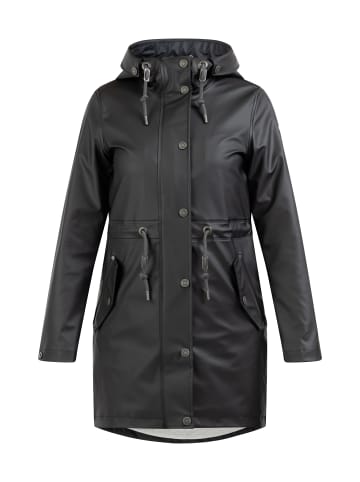 Albee Women Regenmantel in Schwarz