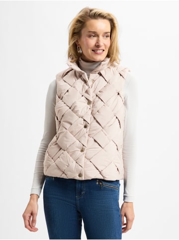comma Steppweste in beige - 0001