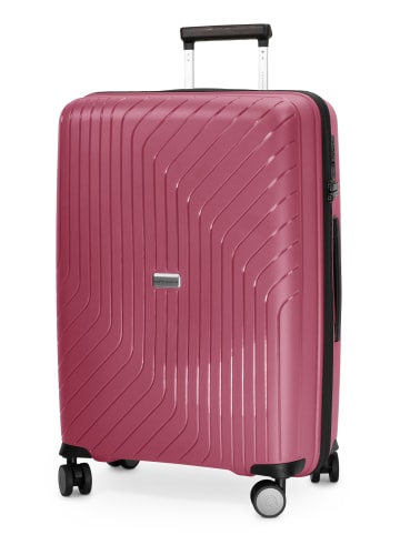 Hauptstadtkoffer TXL - Koffer Check-In Reisekoffer Trolley Aufgabegepäck TSA 73 L in Berry