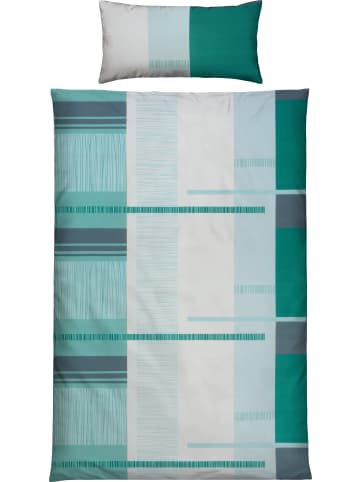 REDBEST Satin Bettwäsche in petrol