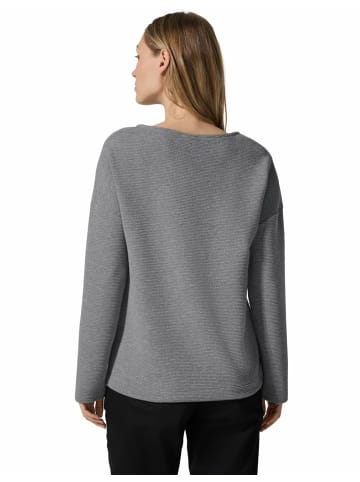 Cecil Rundkragen Langarmshirt für Damen in grau
