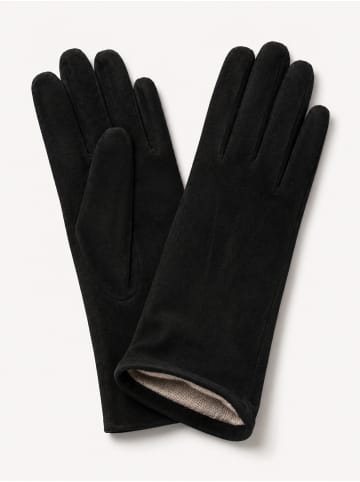 collezione alessandro Handschuhe " Velourleder " in schwarz