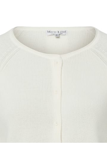 Marie Lund Strickjacke in ecru - 0001