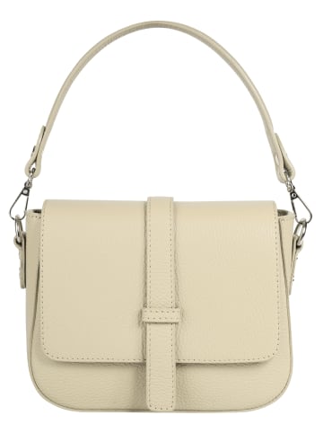 Samantha Look Umhängetasche echt Leder in beige