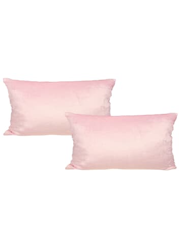JACK 2er Set Teddy Flausch Kissen 40x40cm in Rosa