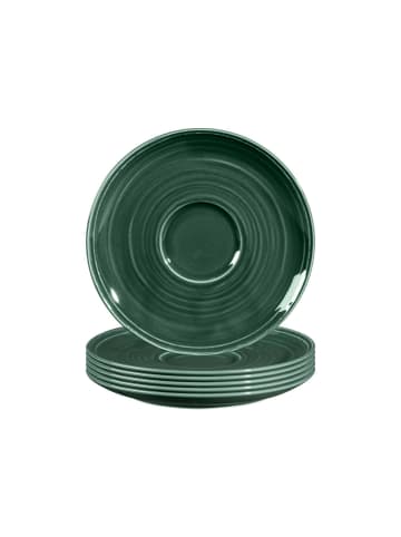 Seltmann Weiden 6er Set Kombi-Untertassen Terra ø 16,1 cm in Moosgrün