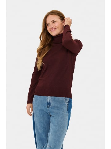 SAINT TROPEZ Rollkragen J2046, Classic fit in Winetasting Melange