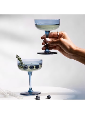 like. by Villeroy & Boch Sektschale / Dessertschale, Set 2tlg Like Ice in blau