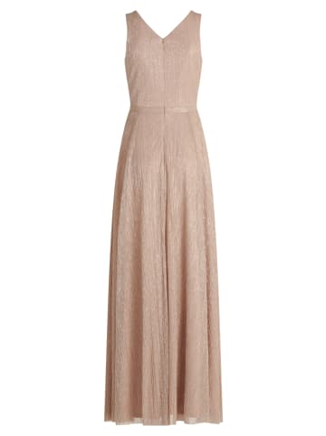 Vera Mont Abendkleid mit Plissee in Cream/White