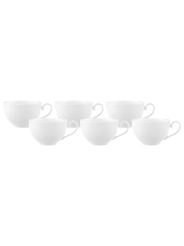 Villeroy & Boch 6er Set Kaffeeobertasse Royal 260 ml in weiß