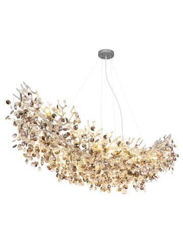 Globo lighting Luster "QUEENA" in silver