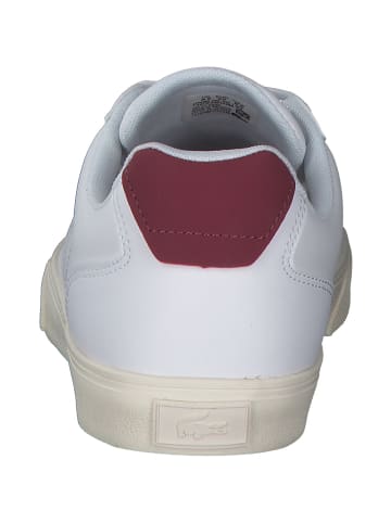 Lacoste Schnürschuhe in WHT / RED