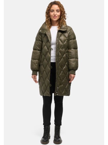 Steppmantel "F810" - Regular Fit - in Khaki