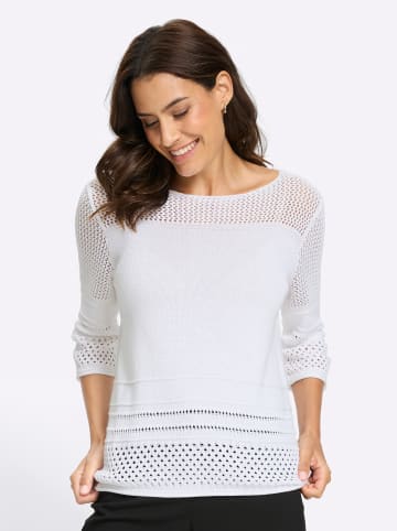 WITT WEIDEN Ajour-Pullover in weiß