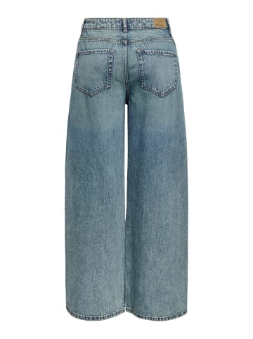JDY Jeans mit weitem Bein in Medium Blue Denim