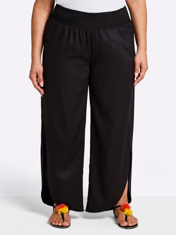 sheego Web-Hose in schwarz