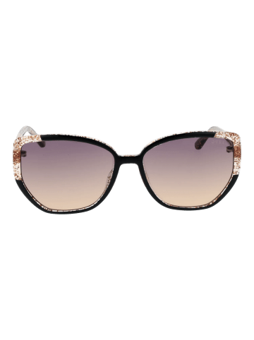 Guess Frauen Sonnenbrille Katzenauge Schwarz