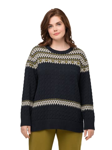 Ulla Popken Pullover in marine