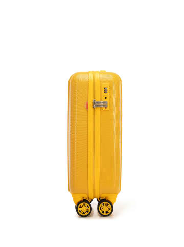 Wittchen Cabin case and cosmetic case in embossed in Yellow