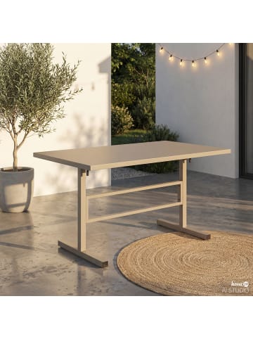 home24 Klapptisch Kiva in Taupe
