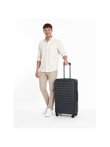 BRIC`s Nausicaa 4 Rollen Trolley L 78 cm mit Dehnfalte black