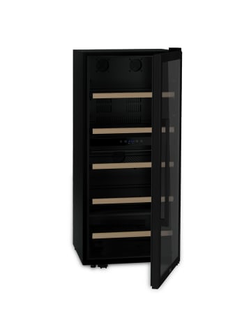 Les Petits Champs Weinkühlschrank 91 Flaschen CAVCDB91 Schwarz, Energieklasse G, Anti-UV, LED