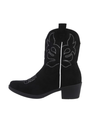 Ital-Design Stiefelette in Schwarz